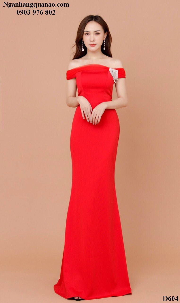Váy Dạ Hội Đính Pha Lê Dáng Dài - Limited Edition STEFANNI